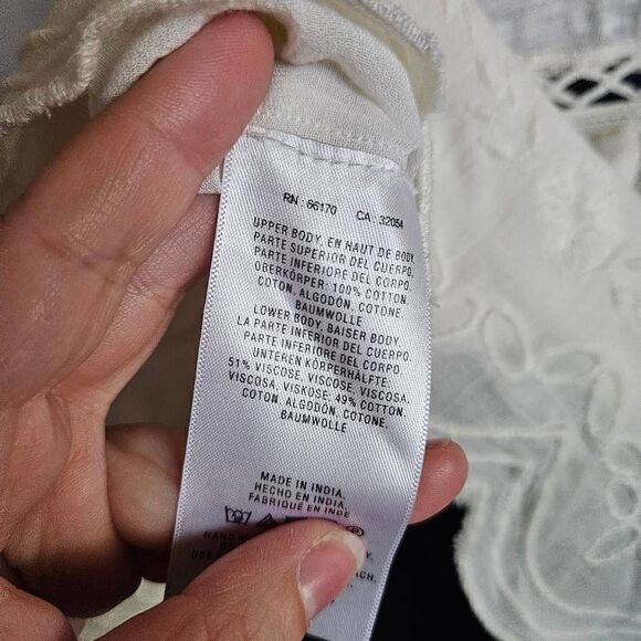 NWOT Anthropologie Meadow Rue Andorra Peplum Blouse - Picture 9 of 11